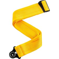 D'Addario Auto Lock Nylon Guitar Strap Yellow