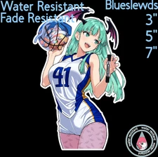 Darkstalkers Morrigan Aensland 3"/5"/7" Lewd Anime Laptop Bottle Sticker