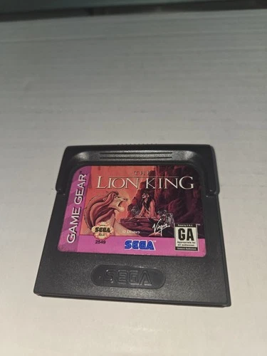 Disney's The Lion King Sega Game Gear  Video Game Cartridge Only