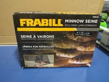 Frabill Poly-Mesh High Strength Minnow Seine Net 4' X 10' X 1/4" High Strength