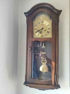Wanduhr AMS Bim Bam Wohnzimmeruhr Vintage 60er