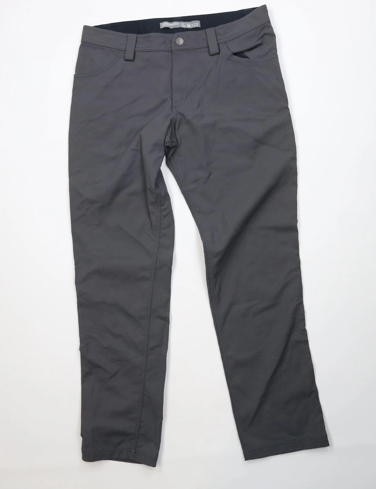 Icebreaker Merino Mens Size 36x32 Wool Blend Ripstop Hiking Trekking Pants Gray
Opens in a new windo