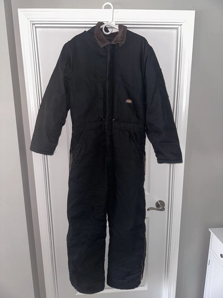 DICKIES PREMIUM PATO MONO MR MED NEGRO LONA EDREDÓN AISLADO FORRADO NUEVO SIN ETIQUETAS Foto 3 de 4