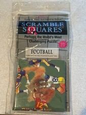 B.Dazzle 1995 FOOTBALL Scramble Squares 9 Tile Puzzle MATCHING BRAINTEASER New