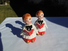 Kreiss Christmas Choirboy Carolers 1955 Pair