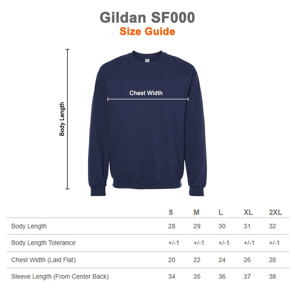 Пустой унисекс толстовка Gildan SF000 | уютный флисовый пуловер 10 цветов S-2XL - Изображение 3 из 4