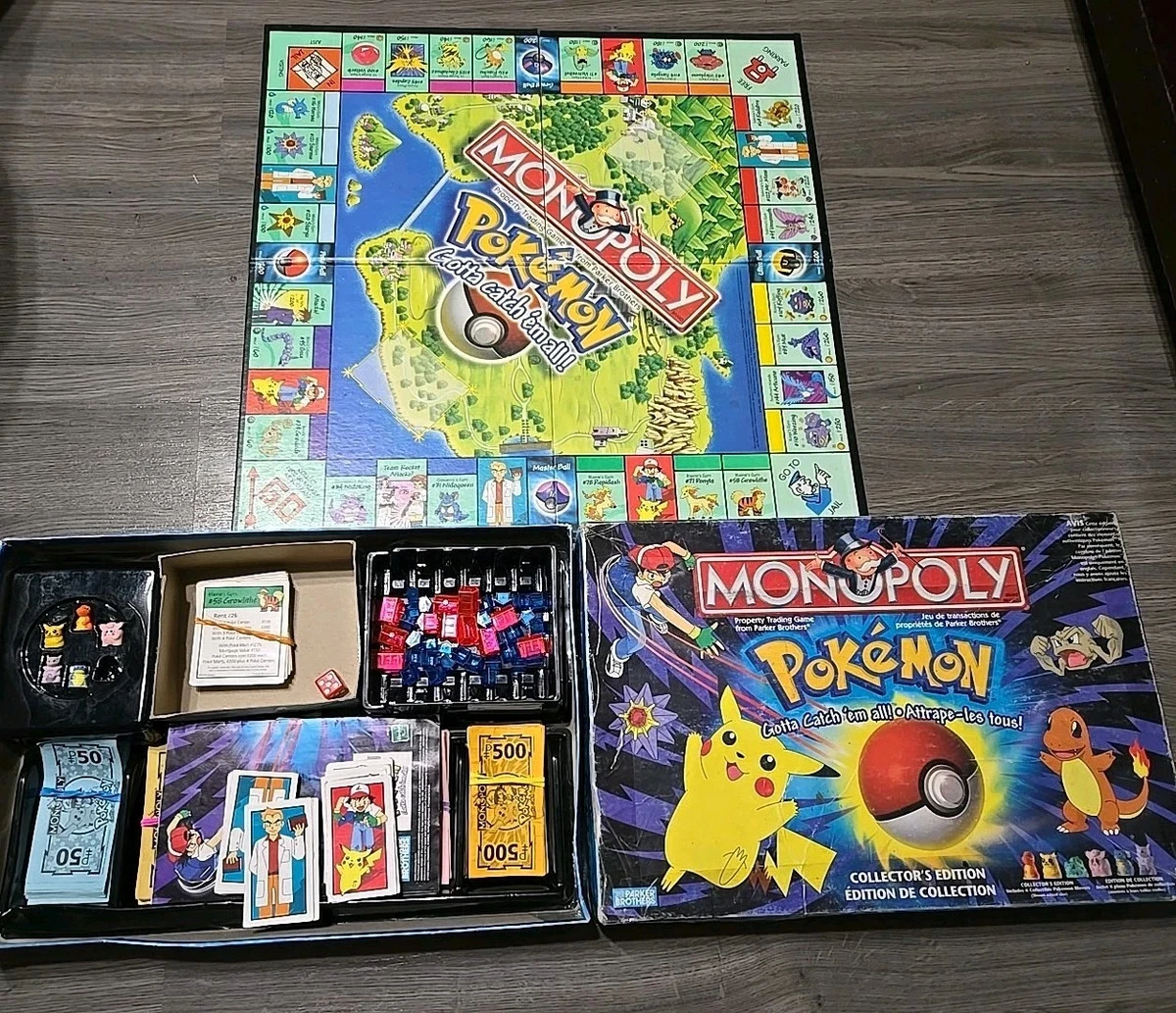 Pokemon 1999 Monopoly Game Pieces & Parts for sale | eBay