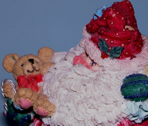 Possible Dreams Crinkle Clause "Santa w Teddy Bear" 657231 1994-1998 NIB Retired - Picture 3 of 4