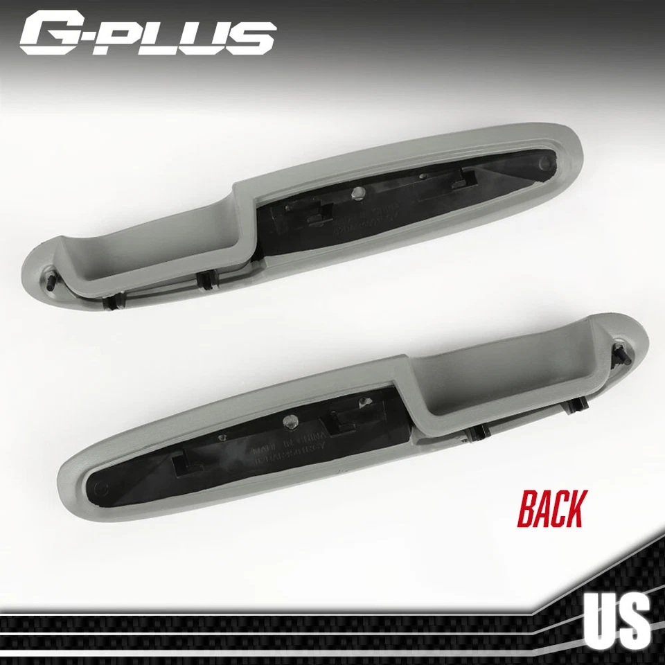 Pair Fit For Cadillac Chevy GMC SUV Truck Door Armrest Driver & Passenger Gray Foto 3 de 4