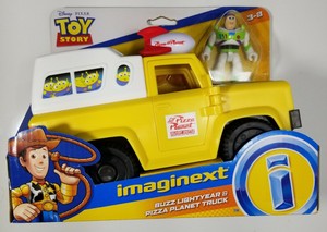 imaginext toy story buzz lightyear and pizza planet truck