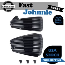 Fast Johnnie Ribbed Side Battery Cover Fits 2018+ Harley Softail Low Rider ST M8