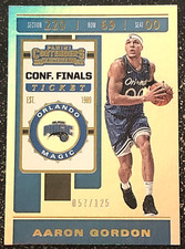 2019-20 Panini Contenders Conference Finals Ticket #2 Aaron Gordon /125