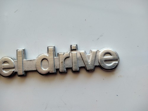 Jeep FSJ Wagoneer Cherokee J10 J20 Front Fender Emblem 4 Wheel Drive - Picture 3 of 4