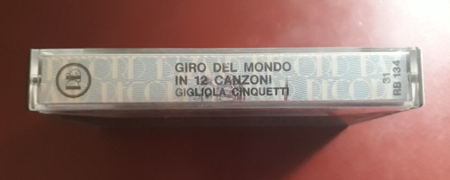 GIGLIOLA CINQUETTI-GIRO DEL MONDO 12 CANZONI *MC K7 NO SIGILLATA- NEW NOT SEALED - Picture 3 of 3