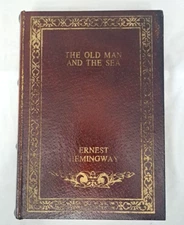 Classic Faux Book Hide Box Earnest Hemingway "The Old Man and The Sea" 10x7 Inch