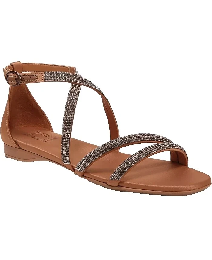 Naturalizer Women's Leather Upper Solid Sandals