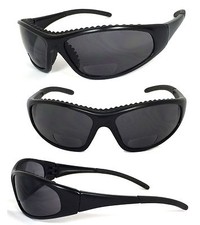 Bifocal Wrap Around Reading Sunglasses UV400 Sun Readers Outdoor Rubber Pad
