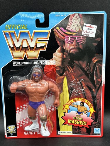 Rare 1991 Hasbro WWF MACHO MAN RANDY SAVAGE Offici...