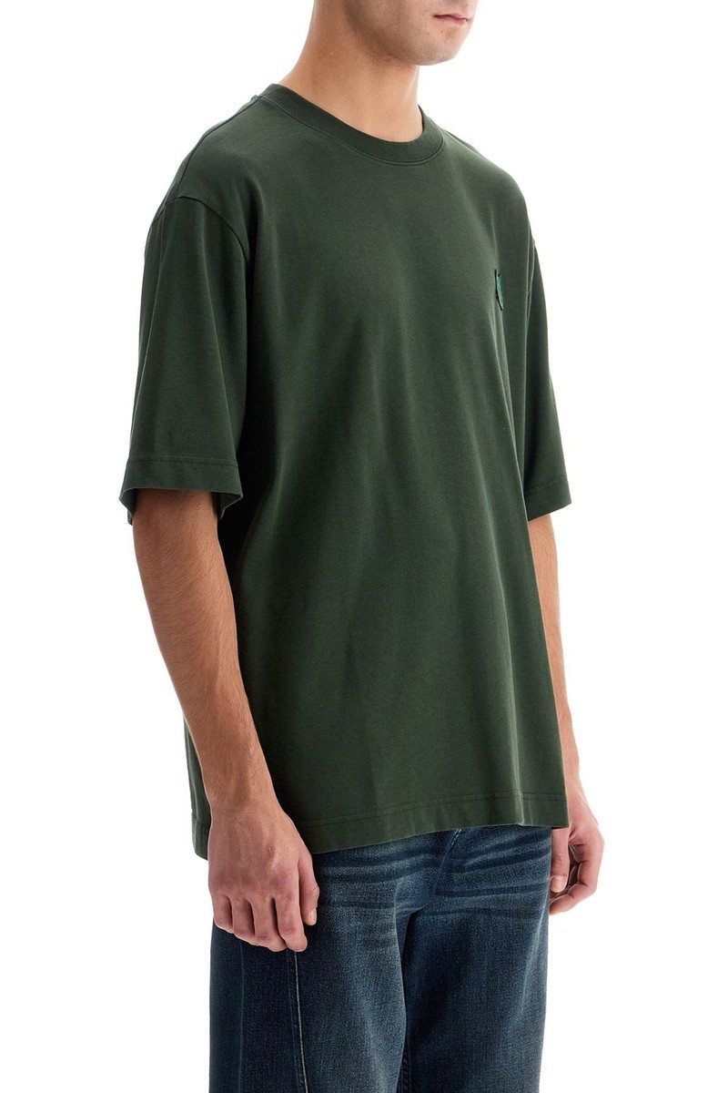 Tシャツ・カットソー MAISON KITSUNE Men Tops LM00107KJ0119P357 Green T-shirt MAISON KITSUNE Men Tg. XL LM00107KJ0119 P391 GREEN