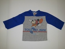 Vintage Disney Mickey Mouse Touchdown Football Player Shirt Jogtogs 1990s RARE