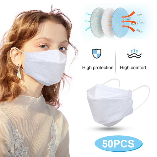50/100PCS 4-Layer KF94 Face Mask Comfortable 3D Mouth Filter Protective Cover AU - Picture 11 of 25