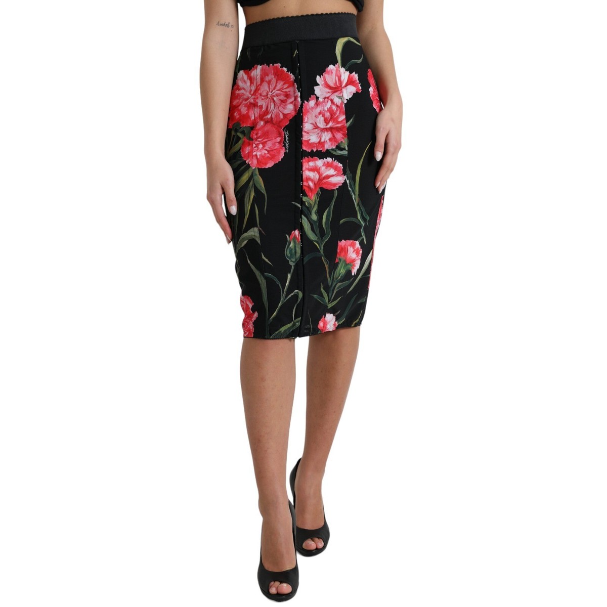 DOLCE & GABBANA ブラックレーススカート 36 DOLCE & GABBANA ブラックレーススカート 36 DOLCE & GABBANA