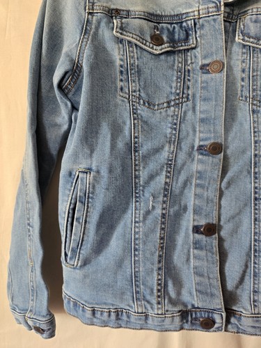 Trucker + Tate Kids Denim Jacket Unisex Size Xl (14/16) - Picture 4 of 6