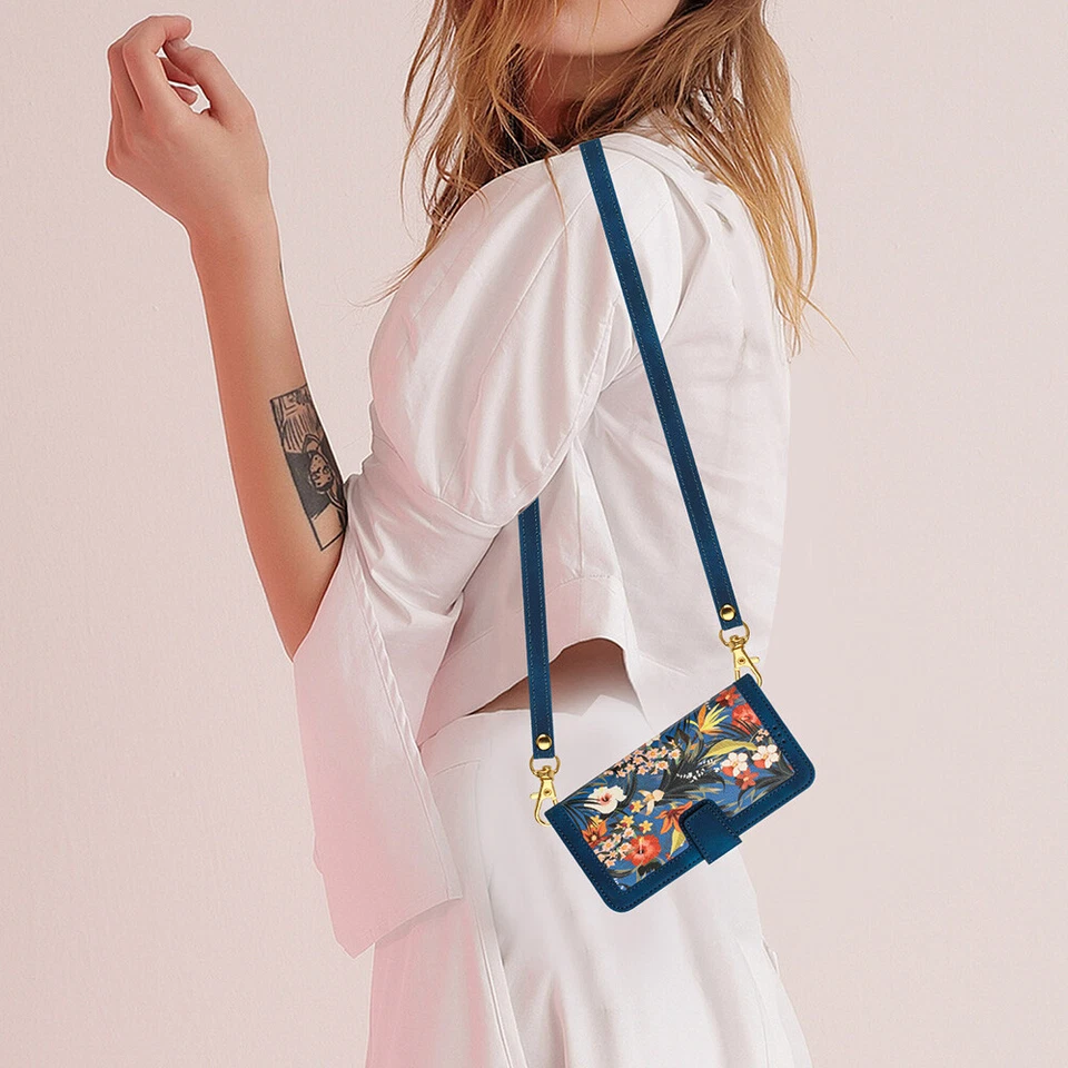 PU Leather Wallet Flip Stand Case Cover For iPhone 16 15 14 13 12 Pro Max XS XR - Image 4 of 4