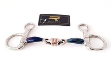 Baucher Hanging Cheek Sweet Iron Copper Inlaid with Lozenge Mouthpiece Horse Bit