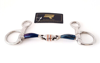 #ad #ad Baucher Hanging Cheek Sweet Iron Copper Inlaid with Lozenge Mouthpiece Horse Bit $51.85