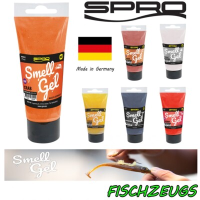 Spro Smell Gel Lockstoff Paste 6 Aromen UV Aktiv Gummiköder Hardbaits 75ml