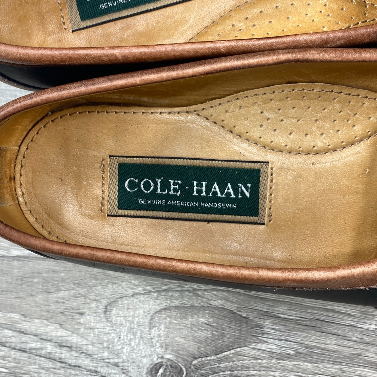 Cole Haan Country Handsewn Light Brown Leather Size 8.5D Kilted Tassel Loafers Cole Haan Hayes Tassel Loafer | Tan | 9.5 | Mercari main image 4