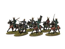 SAMURAI WARRIOR CAVALRY 6 28mm painted historical wargames MEDIEVAL Japanese