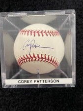 Corey Patterson Autographed MLB w/Case Diamondbacks