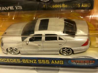 JADA DUB CITY OLDSKOOL MERCEDES-BENZ S55 AMG WHITE 1:64 WAVE 13