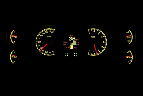 Dakota Digital 1984-87 Buick Regal Grand National Analog Gauge Kit HDX-84B-REG-K - Picture 11 of 21