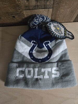 Indianapolis Colts Winter Hat. Light em up L.E.D lights NFL adults