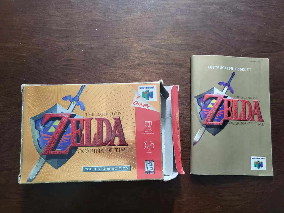 Nintendo 64 Zelda Ocarina of Time USA Box 