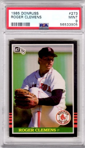 1985 DONRUSS ROGER CLEMENS  #273   PSA MINT 9