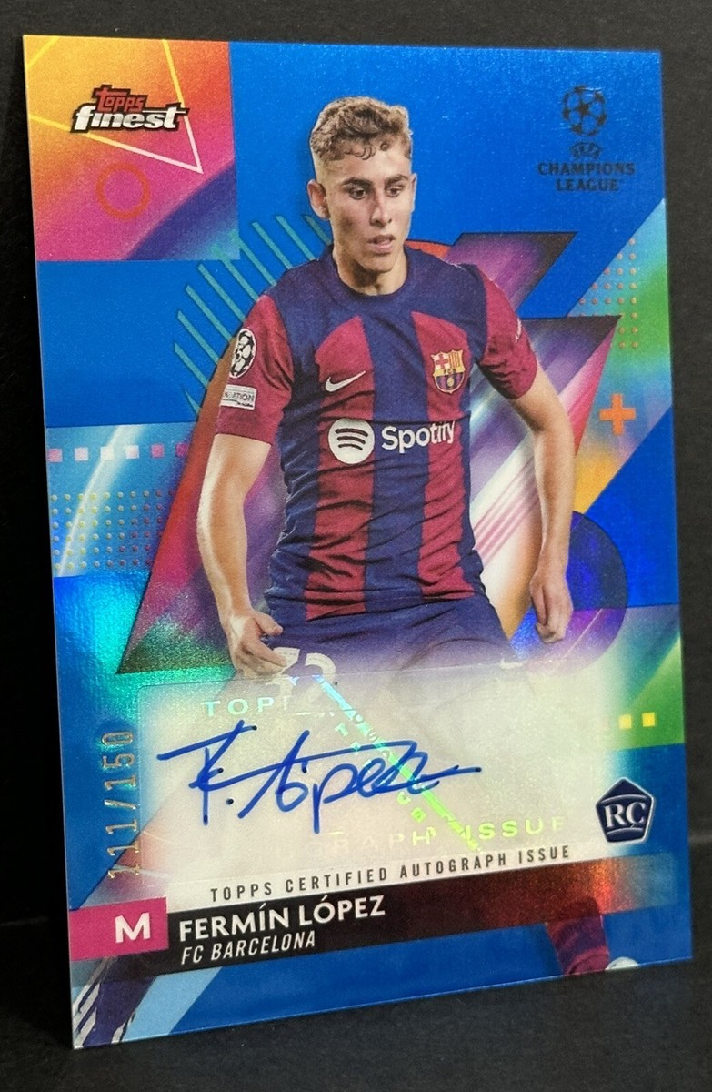 2023-24 Topps Finest UEFA Club Competition RC Fermin Lopez