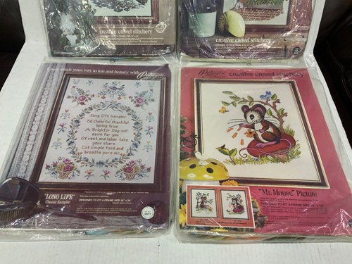 4 neue Paragon Vintage Nadelspitze Long Life Greenery Mr Mouse Mission Gärten - Bild 3 von 8