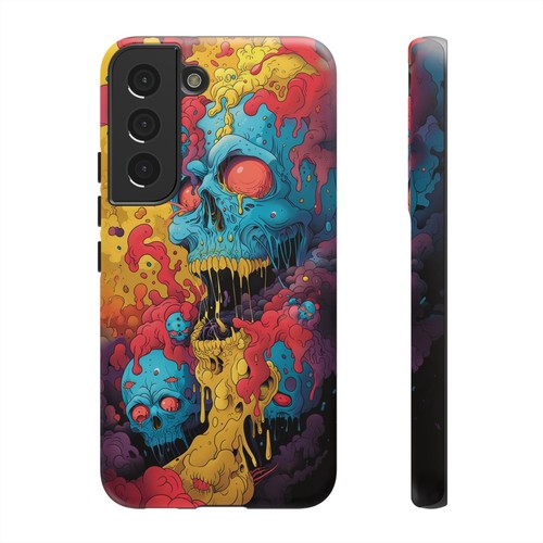 Abstract Liquid Yellow Skull Phone Case for iPhone, Samsung Galaxy, Pixel - 第 152/173 張圖片
