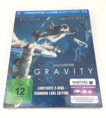GRAVITY | Diamond Luxe Edition | Blu-ray | George Clooney | Sandra Bullock | NEU
