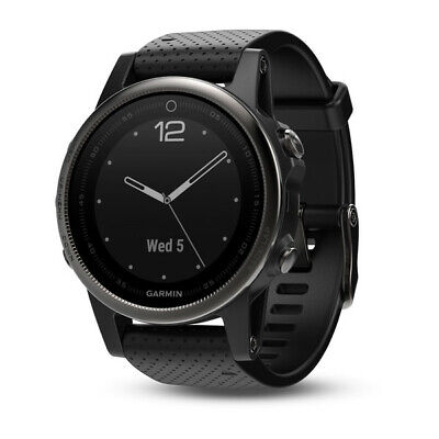 Garmin fēnix 5S Sapphire GPS Smartwatch Steel Bezel with Silicon Band, Black | eBay Garmin fēnix 5S Sapphire GPS Smartwatch Steel Bezel with Silicon Band, Black | eBay