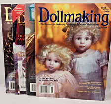 Dollmaking Magazine Lot of 4 1997 Porcelain  Sculpted, Modern Doll Makers