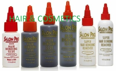 Salon-Pro-Haarverlängerung-Verklebung-Kleber-schwarz/weiß/Entferner-alle Größen verfügbar