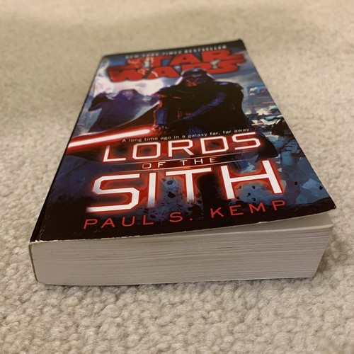 Libro de novela de bolsillo Star Wars Lords of the Sith Paul S. Kemp Del Rey - Imagen 4 de 12