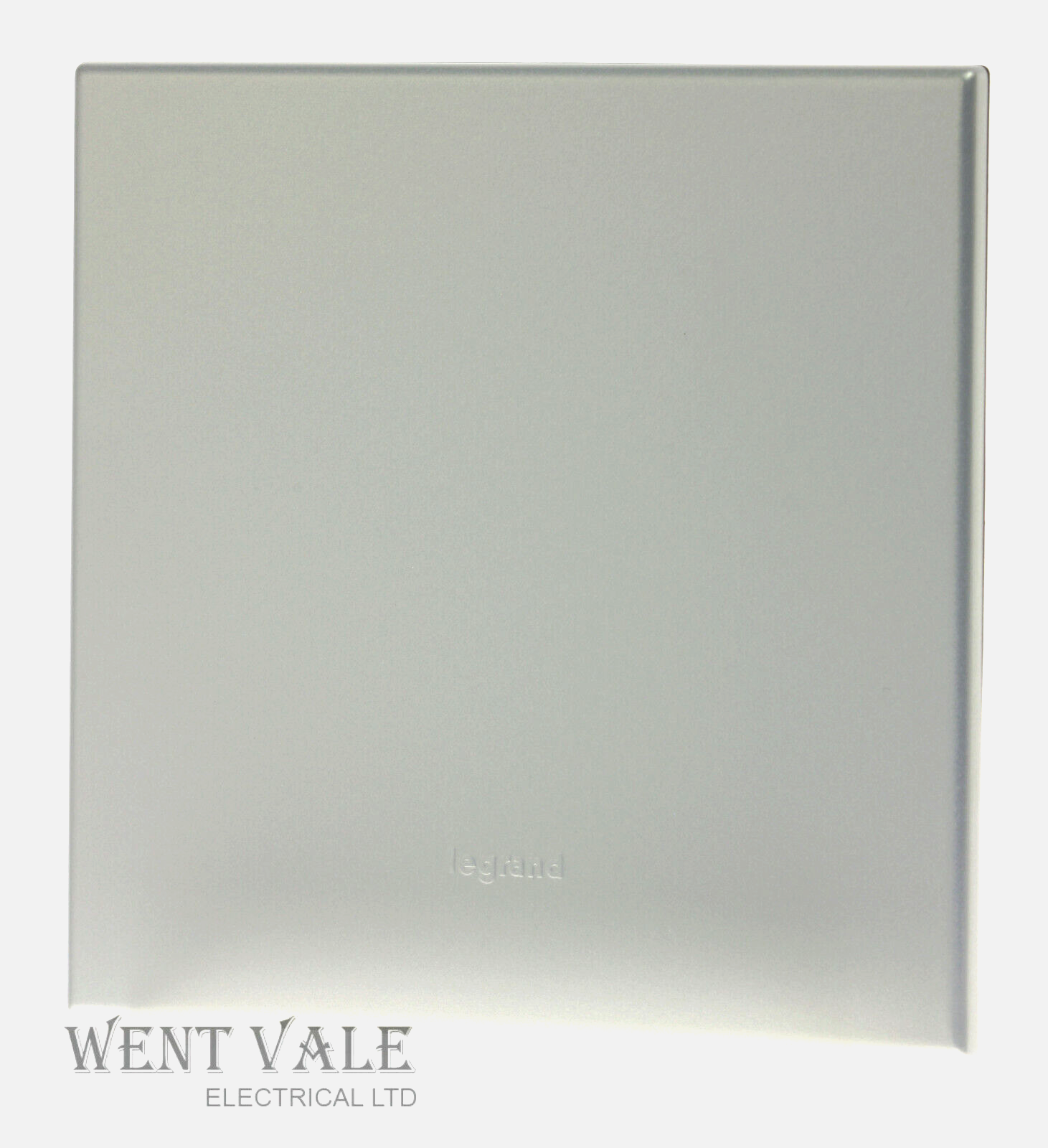 Legrand Arteor Neutral - 5751 31 -  1 Gang Blank Cover Plate in Pearl Aluminium