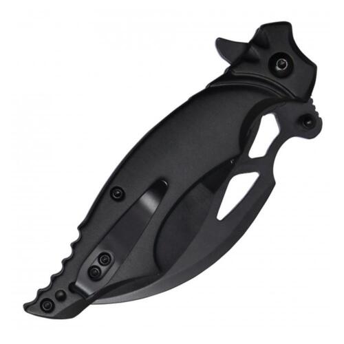 DRAGON Tactical Black KARAMBIT Spring Assisted Folding Pocket CLAW Knife 7.5" - Picture 5 of 5