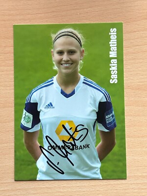 Saskia Matheis 1. FFC Frankfurt Autogrammkarte original signiert #S21210
